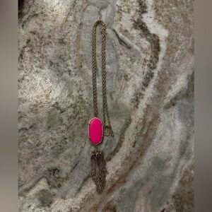 Hot Pink Kendra Scott Rayne Necklace